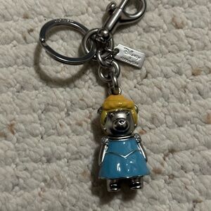 Cinderella Coach x Disney brand new bear princess keychain